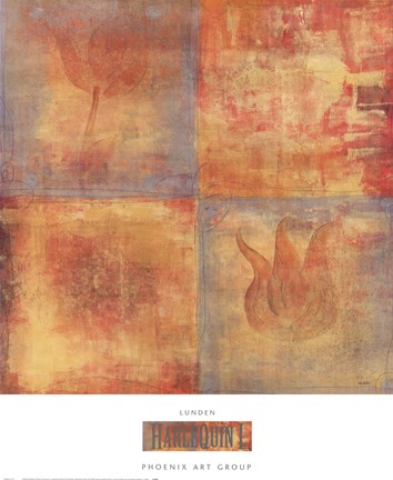 Framed Harlequin I Print