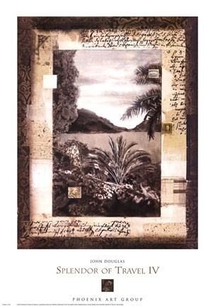 Framed Splendor of Travel IV Print