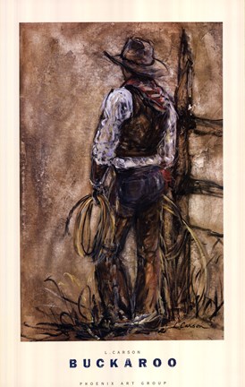 Framed Buckaroo Print