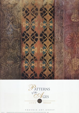 Framed Patterns of the Ages III Print