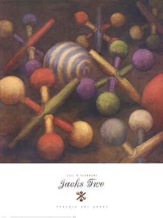 Framed Jacks Two Print