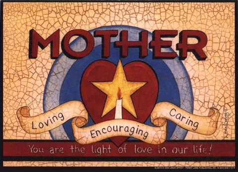 Framed Mother (star) Print