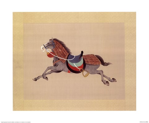 Framed Dynastic Horses IV Print