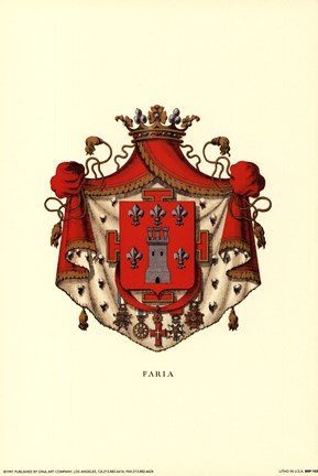 Framed Coat Of Arms IV Print