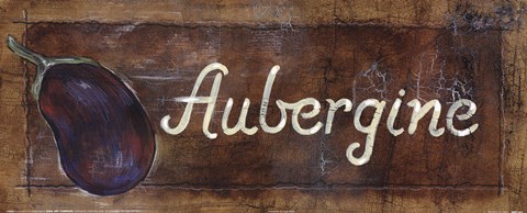 Framed Aubergine Print