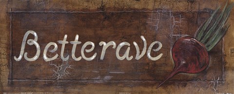 Framed Betterave Print