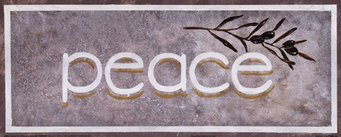 Framed Peace Print