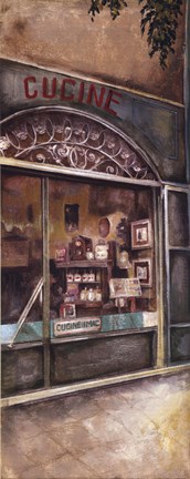 Framed Storefront Of Italy III Print