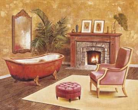 Framed Aspen Bath II Print