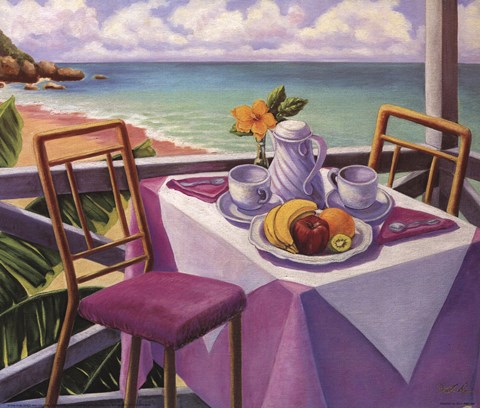 Framed Brunch At The Beguine Print