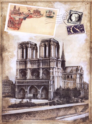 Framed My Paris Souvenir II Print