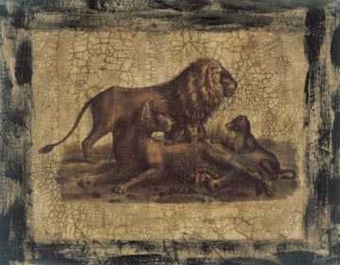 Framed Jungle Majesty I Print