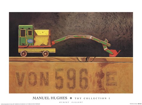 Framed Toy Collection I Print