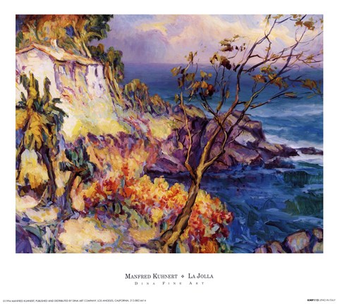 Framed La Jolla Print