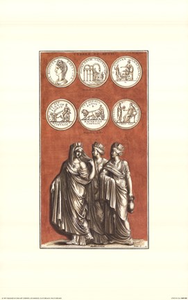 Framed Cybelle Et Attis Print