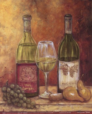 Framed Chardonnay (Sm) Print