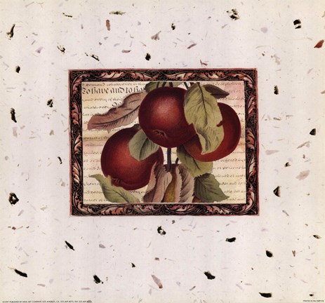 Framed Apples Print
