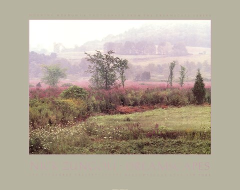 Framed Dreamscapes: Morning Meadow Print