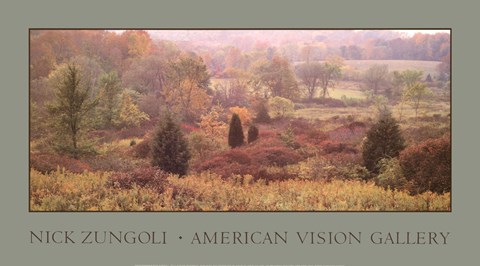 Framed Autumn Panorama Print