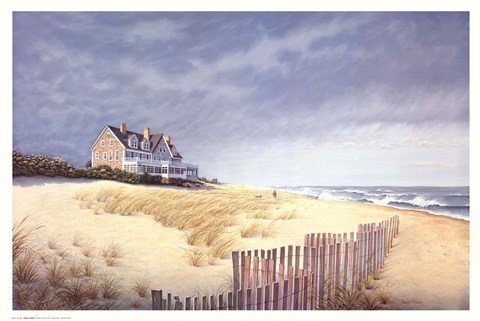 Framed Beach House Print