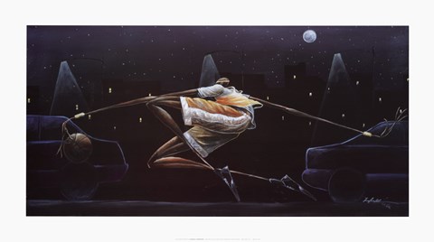 Framed Midnight Crossover Print