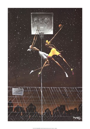 Framed Omega Fly Dunk Print