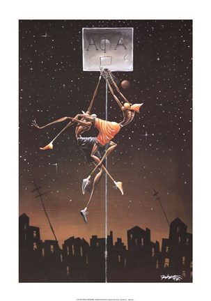 Framed Alpha Fly Slam Print