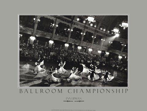 Framed Ballroom Championship Print
