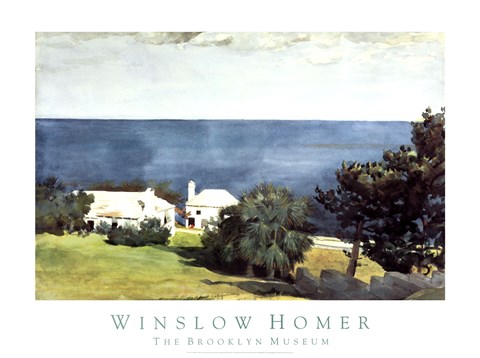 Framed Shore at Bermuda Print