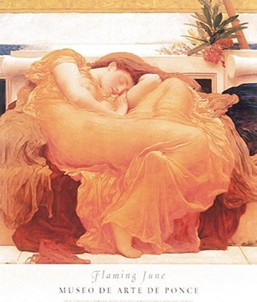 Framed Flaming June, c.1895 Print