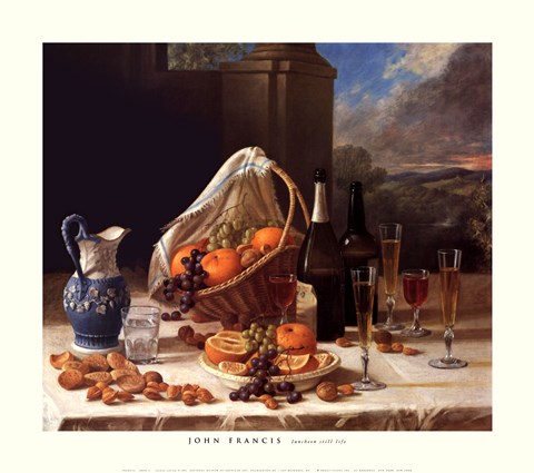 Framed Luncheon Still Life Print