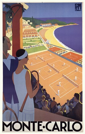 Framed Monte-Carlo Print