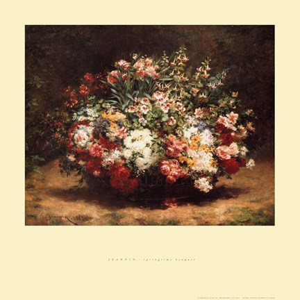 Framed Springtime Bouquet Print