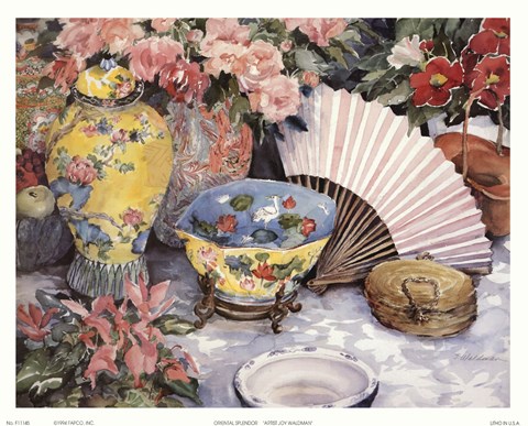 Framed Oriental Splendor Print