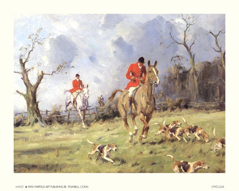 Framed Full Cry Print