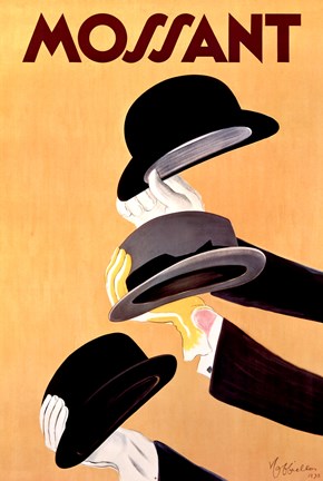 Framed Mossant, 1938 Print