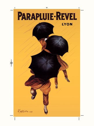 Framed Parapluie-Revel (mini) Print