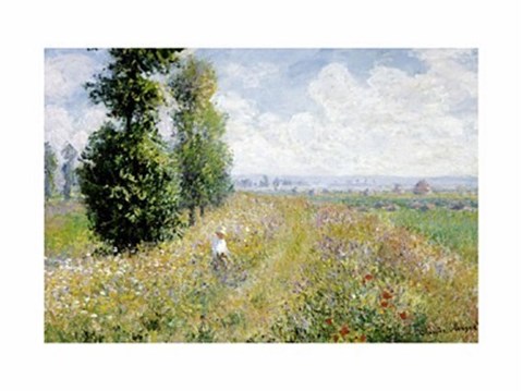 Framed Paysage pres de Giverny Print