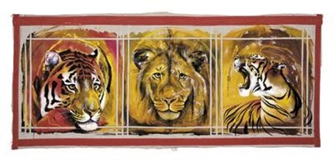 Framed Felines Print