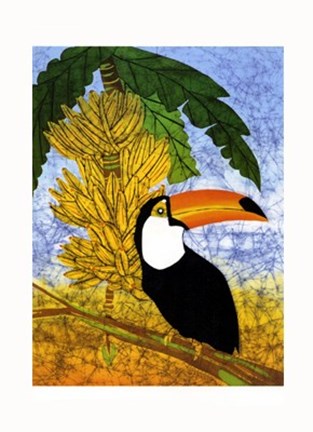 Framed Tucan in Tree Print