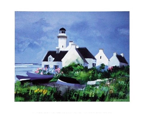 Framed Le Phare Print