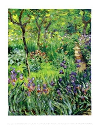 Framed Le Printemps a Giverny Print