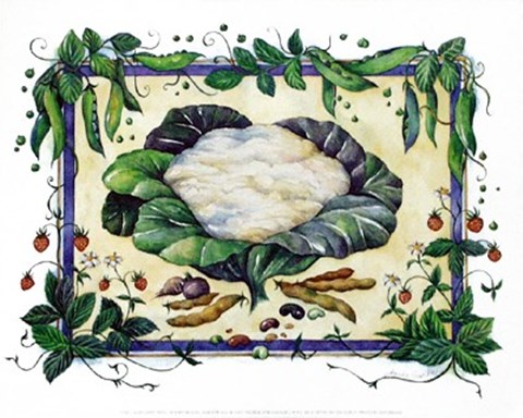 Framed Cauliflower Print