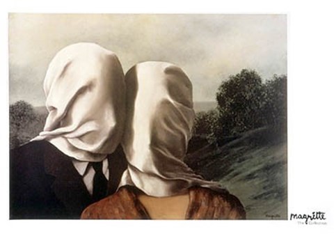 Framed Les Amants Print