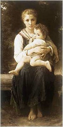 Framed Two Sisters Print