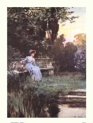 Framed Moment&#39;s Peace Print