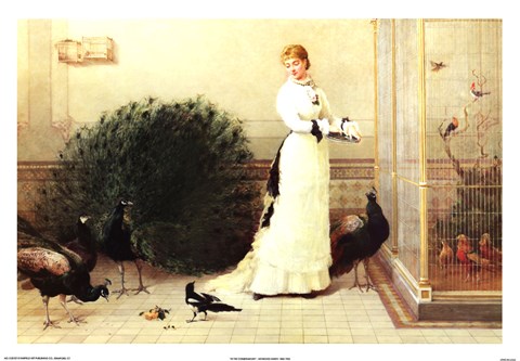 Framed In the Conservatory Print