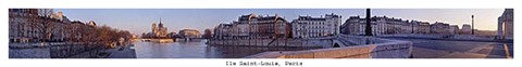 Framed Ile Saint-Louis, Paris Print