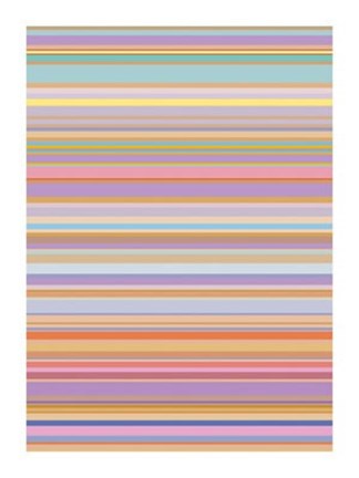 Framed Median Straights I Print