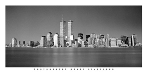 Framed New York Skyline Print
